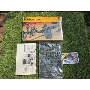 Testors 1/35 scale 105mm Howitzer M101  Model Kit Open Box Sealed Parts Bag
